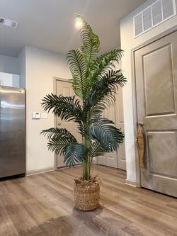 Realistic Fake Plant in Basket