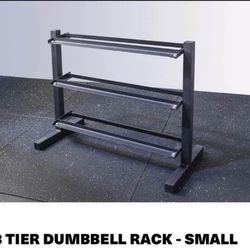 3 Tier Dumbbells Rack Small Capacity 700 lbs  BRAND NEW IN BOX 📦  PRICE JUST RACK