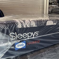 New Queen 13” Sealy Hybrid Mattress 