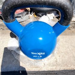 40 Lbs Yes4all Blue Vinyl Coated.