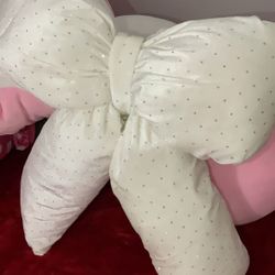 Bow Pillow Plushie With Gems 