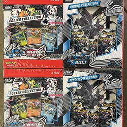 Black Bolt White Flare Poster + Black Bolt Binder Bundle | Sealed On Hand