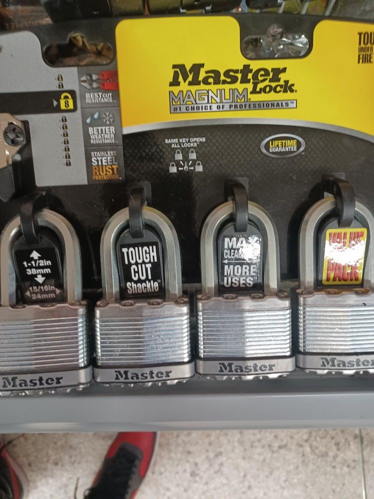 Your Choice 4 Set Master Locks