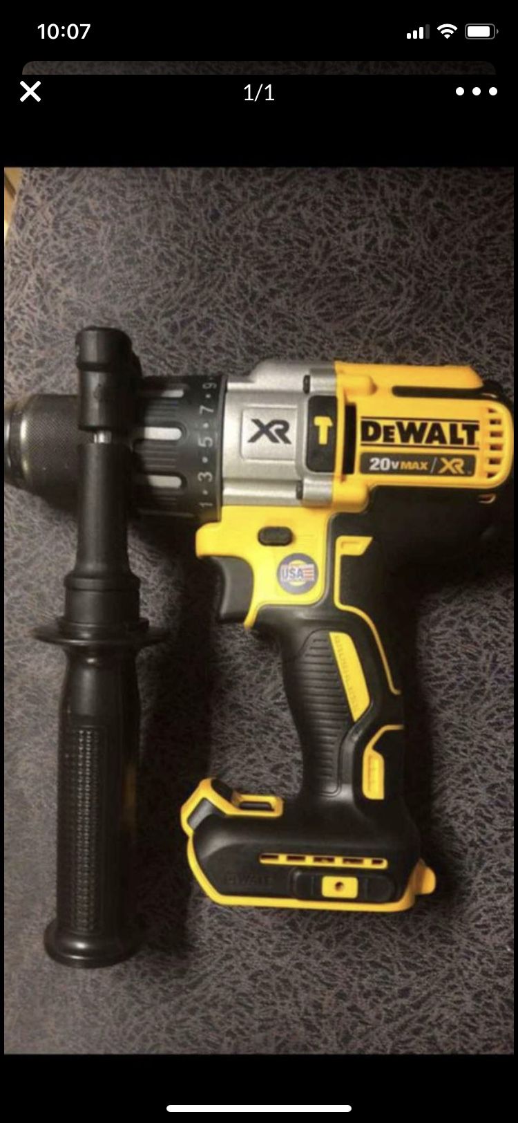 20v New Dewalt XR Brushless Hammer Drill--Tool Only!!!