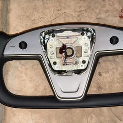 2024 Tesla Model X Yoke Steering Wheel