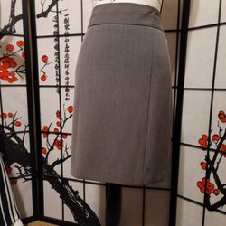 George Women's Classic Career Suiting Pencil Skirt Grey Heather/Size  4