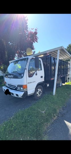 Izusu NPR dump truck