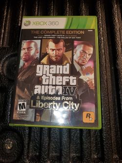 Box 360 grand theft auto 4 Liberty City