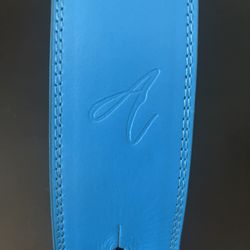 Alucinico Blue Studded Guitar Strap 
