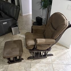Nursing Chair Rocking With Glider