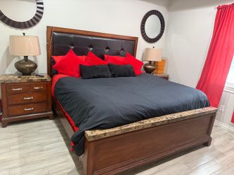 king bed