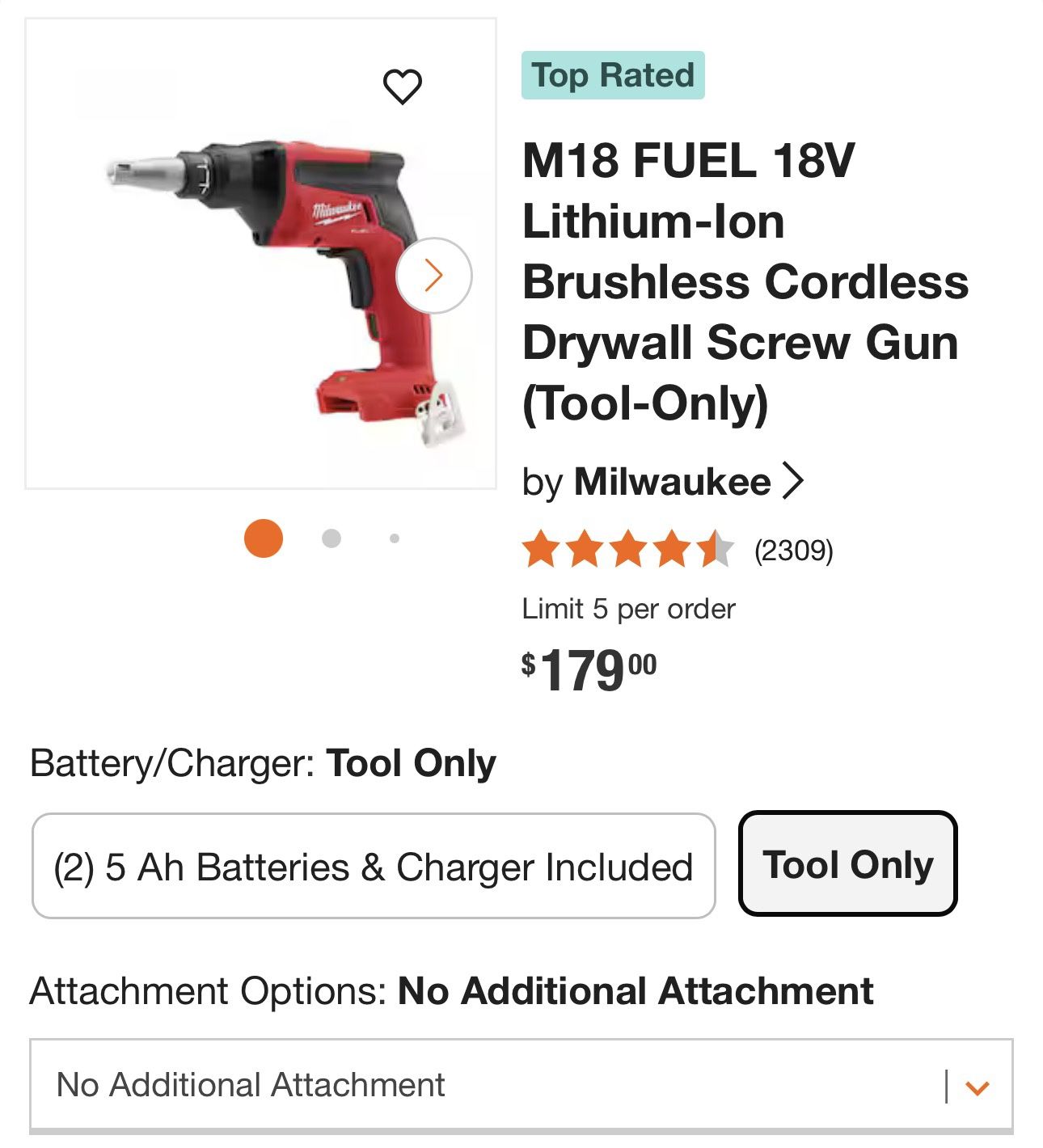 Milwaukee Drywall Screw Gun