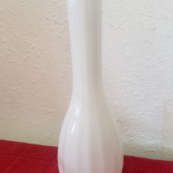 Vintage Milk Glass Vase #8