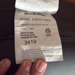 Brookstone Massaging Seat Topper 