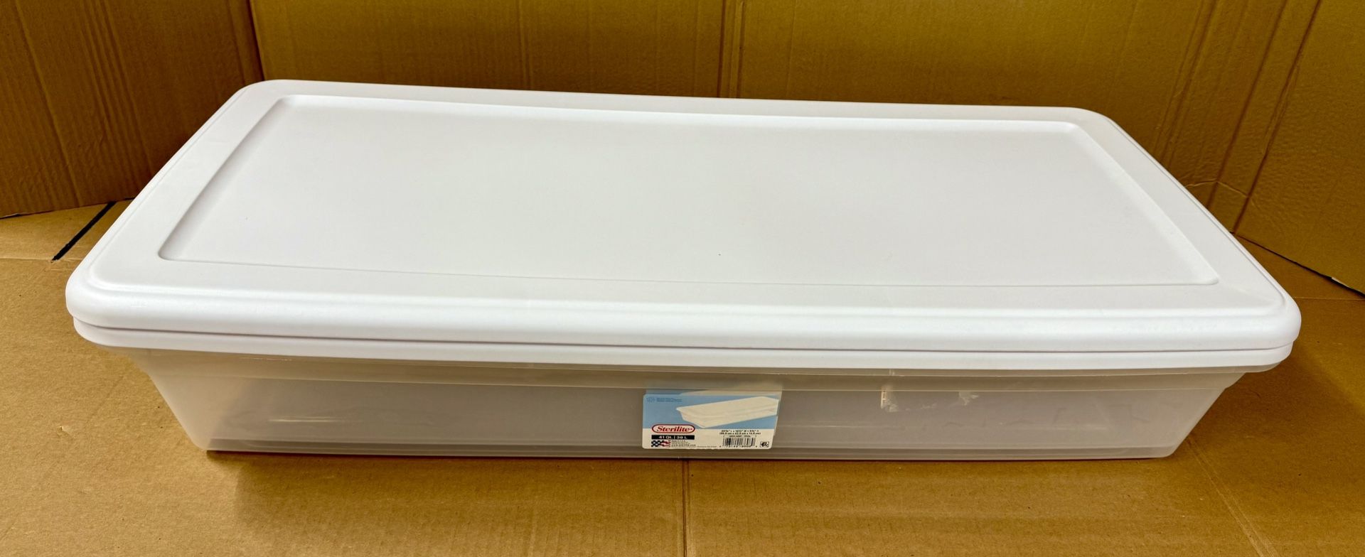 2 Sterilite 41qt Storage Containers