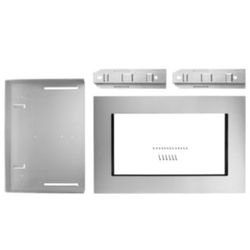 Unbranded 30 in. Microwave Trim Kit in Fingerprint Resistant Stainless Steel