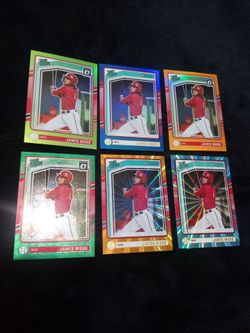 James Wood 2024 Optic Rated Prospect Rookie Cards Numbered