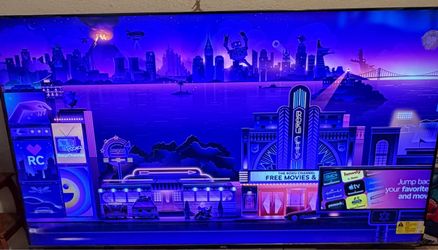 Onn Large Flat Screen Smart TV