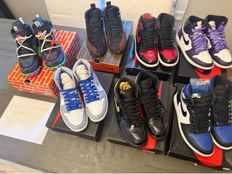 Jordan 1s, 12s, Off White Air Force 1 AF1 Size SZ 8