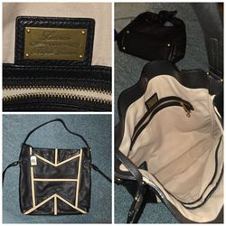 Ralph Lauren Black Leather Shoulder Bag