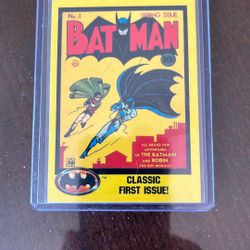 Classic. Batman. First. Issue