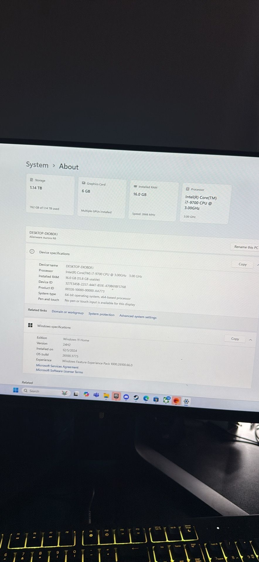 Alienware Aurora R8