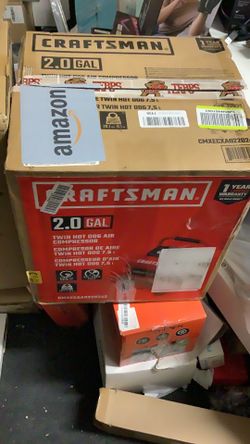 Craftsman 2 gal Horizontal Portable Air Compressor 125 psi 0.33 HP