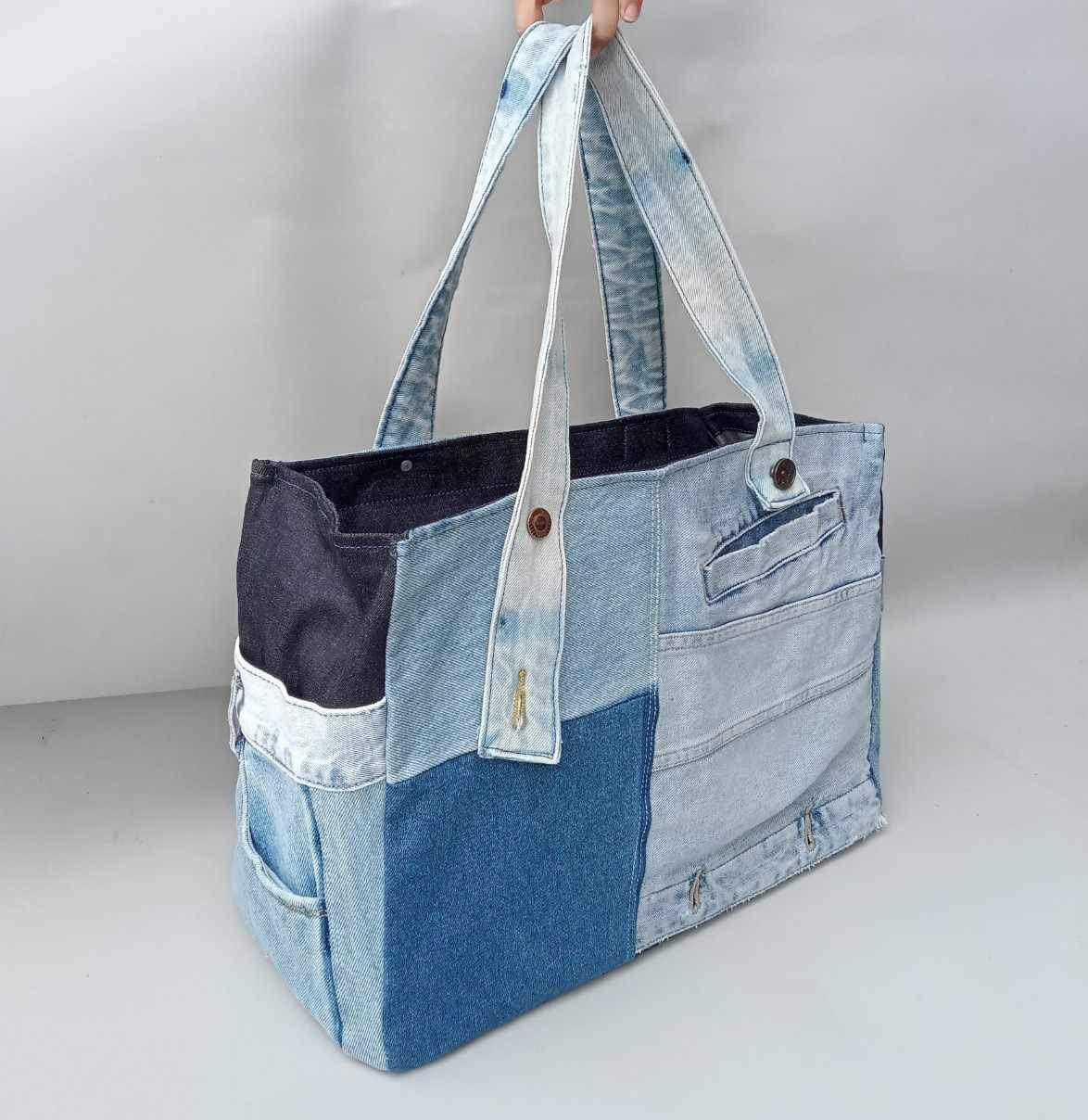 Unique Handmade Recycled Jeans Bags