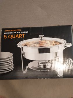 5 quart stainless steel chafer