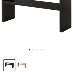 Black Ikea Lack Console Table / Media Console
