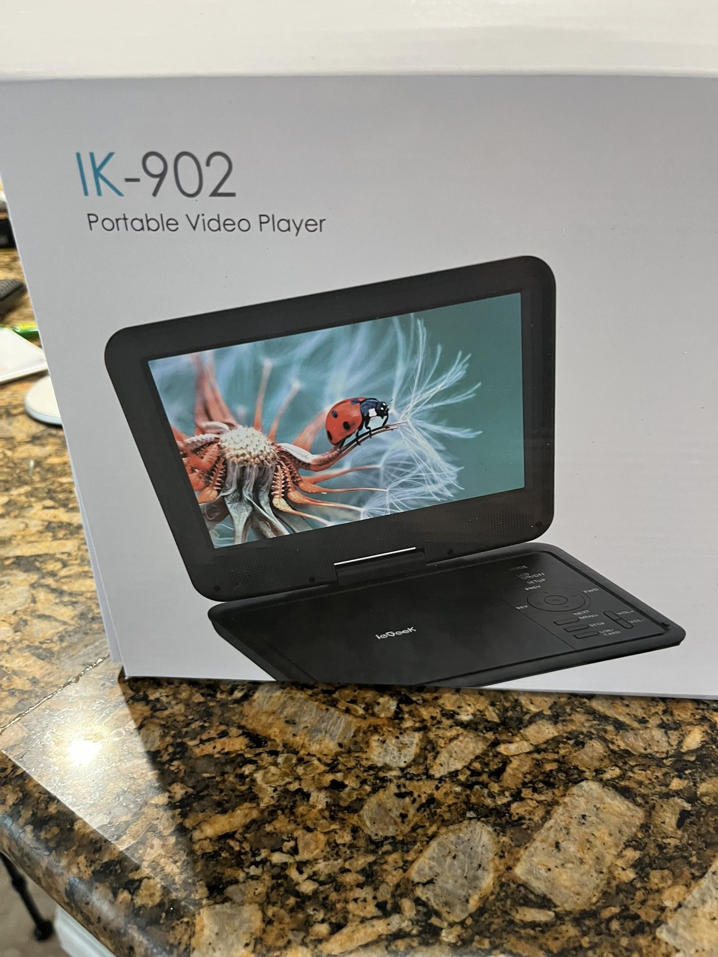 Brand New video player The Item Is Purple Color