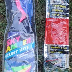 2 x kites Stunt kite + Diamond kite 