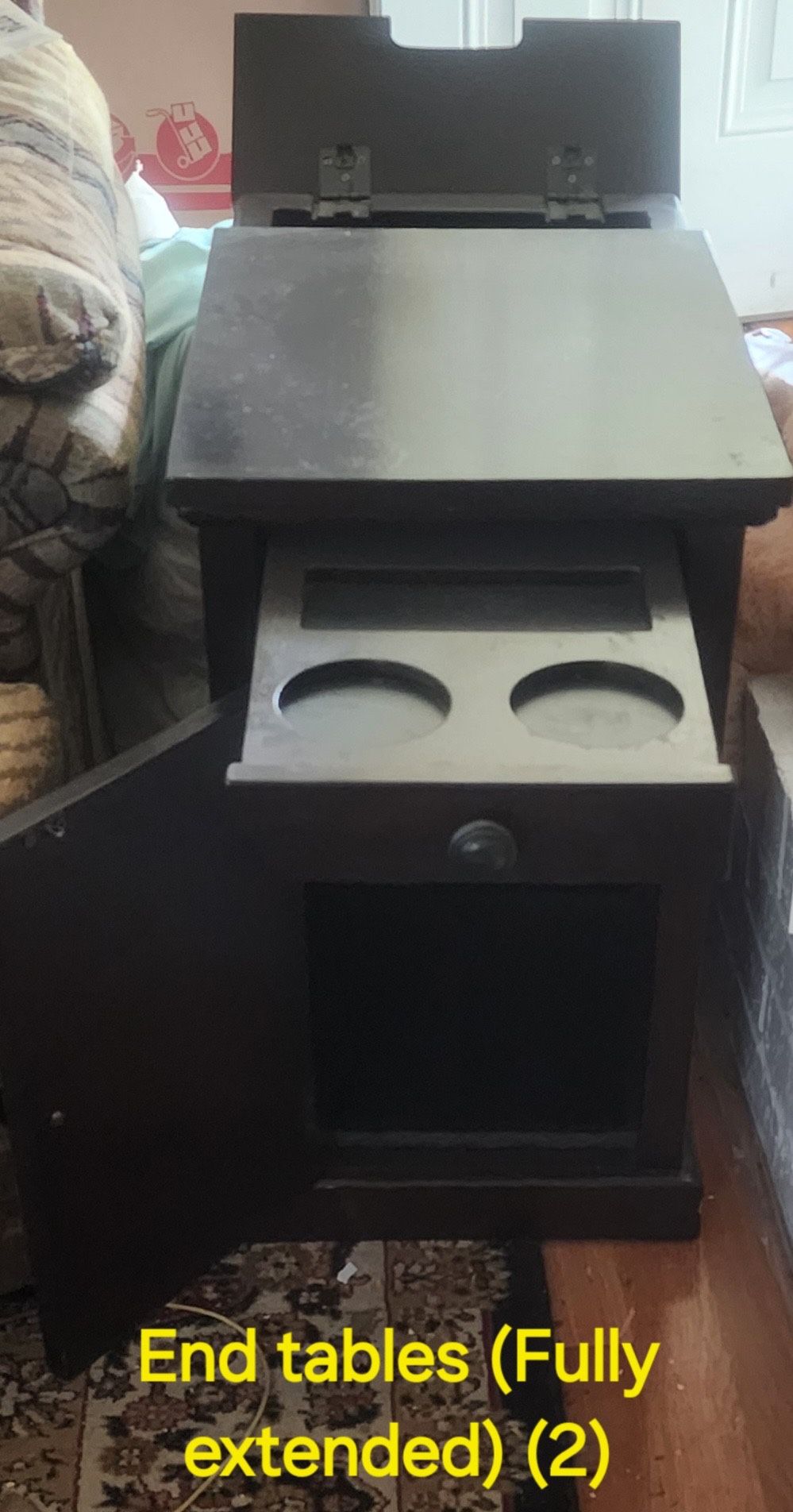 Electric End Tables w/charging Ports & Storage