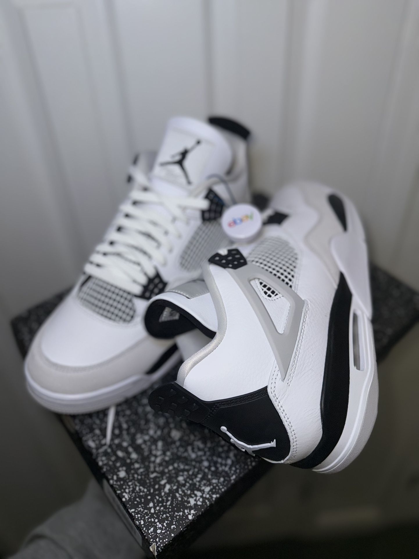 Size 13 - Jordan 4 Retro Mid Military Black