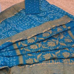 Jaipur India Bandhej Saree