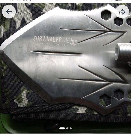 Survival Frog Stainless Steel Shovel Handle Screws Together