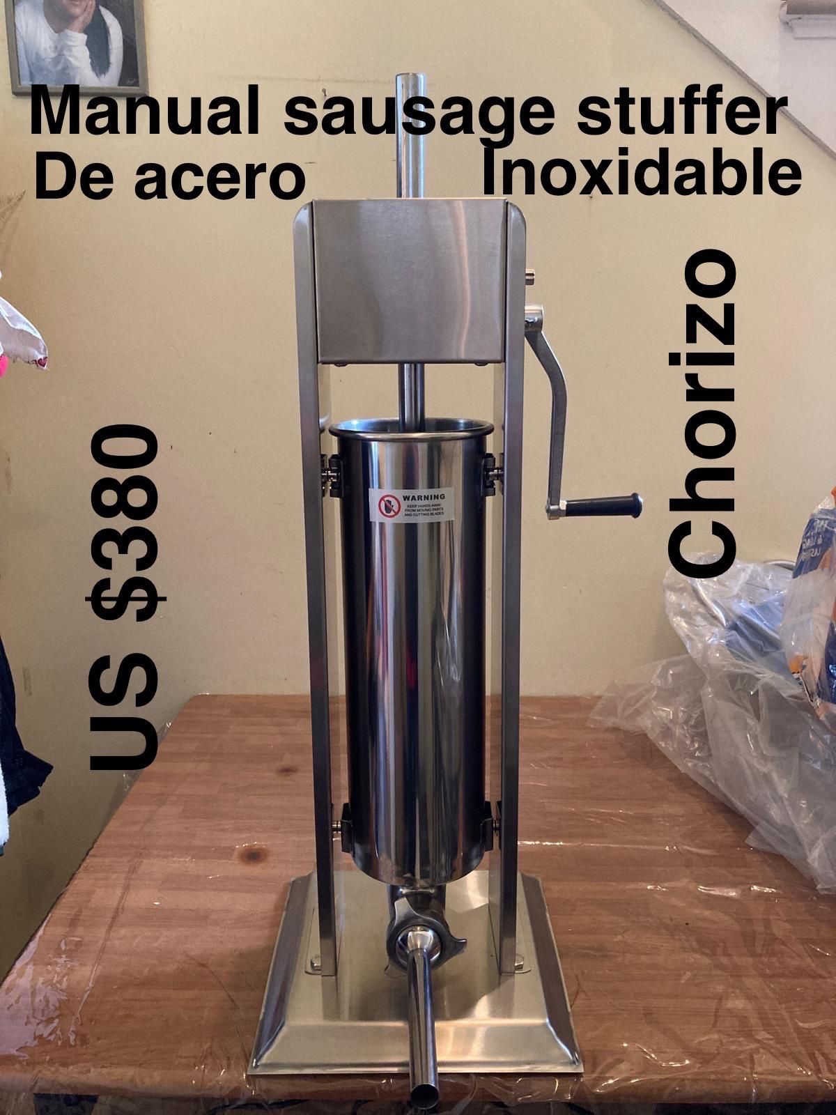 Máquina Para Embutir Chorizo Y Salchichas