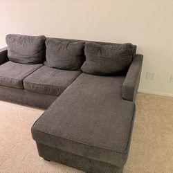 Living Spaces Sectional Reversible Chase