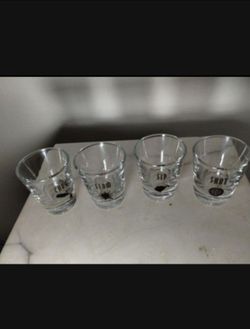 LIBBEY SHOT GLASSES SET OF 4/V90