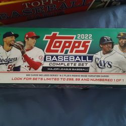 2022 Topps Baseball Complete Set 660 Cards