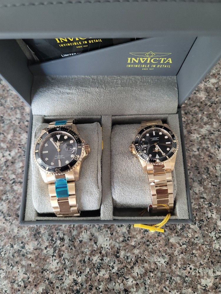 Brand New INVICTA HIS And HER Watch Set