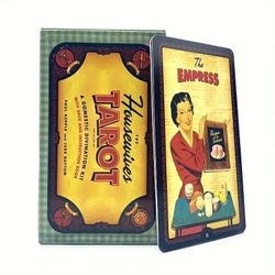 Housewife Tarot Cards - 78pcs Prophecy & Divination Deck for Family Parties and Destiny Guidance