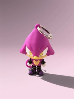Sonic the Hedgehog Series 3 Figural Bag Clip 3 Inch Espio Used