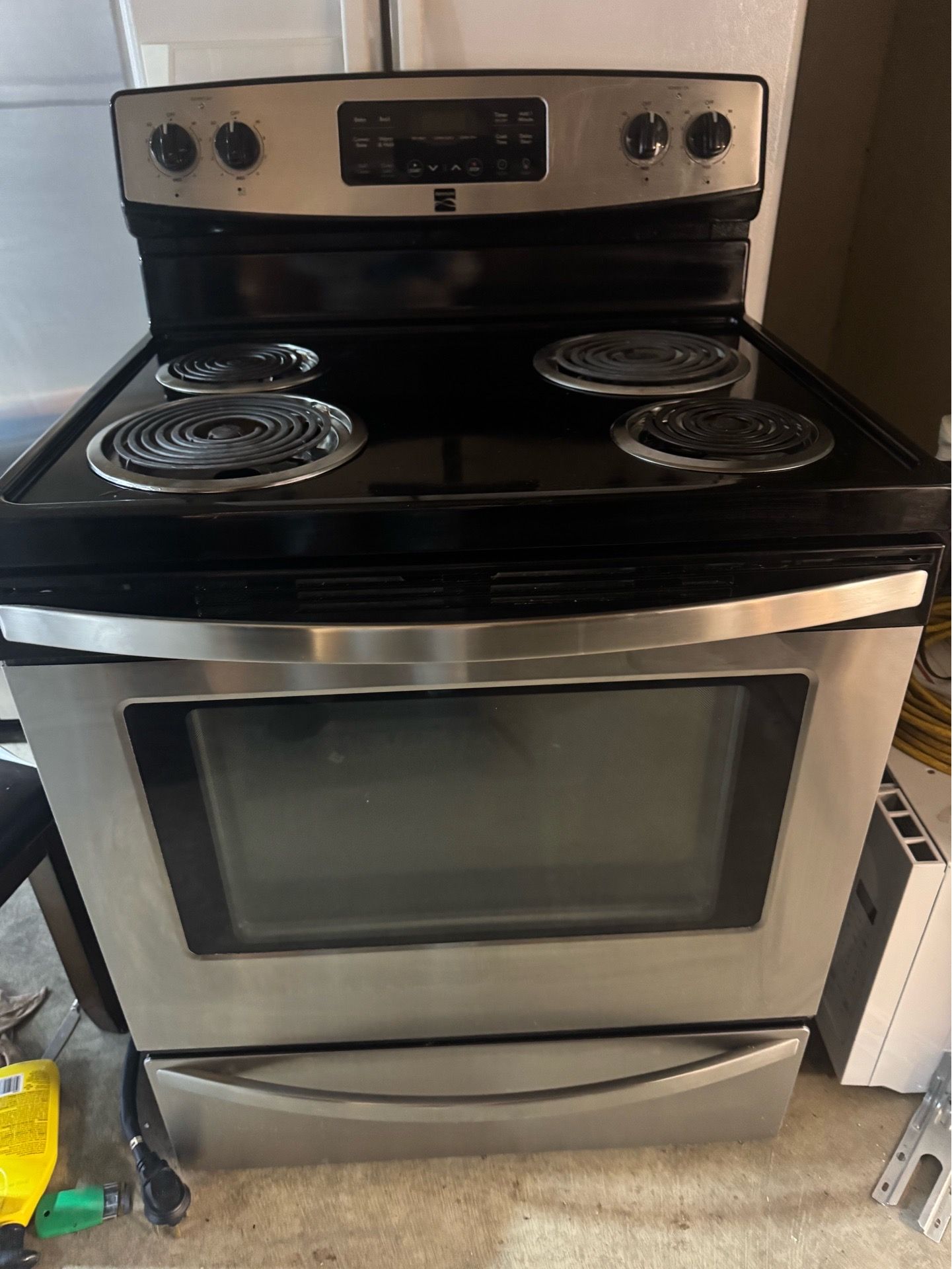 Convention oven electric stove