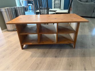 Solid Wood Coffee Table / Entryway Bench with Storage