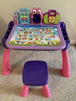Vtech Touch And Learn Desk Deluxe + PreK Expansion Pack
