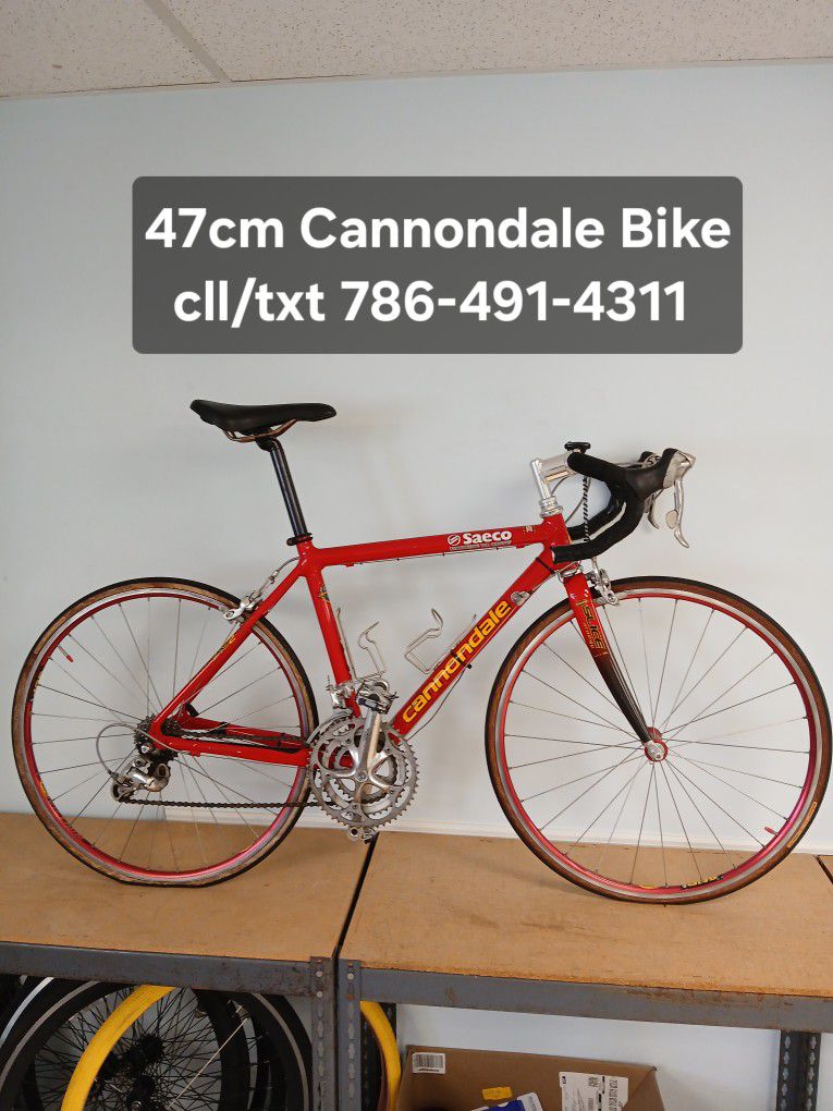 47cm Cannondale Aluminum Frame Bike 
