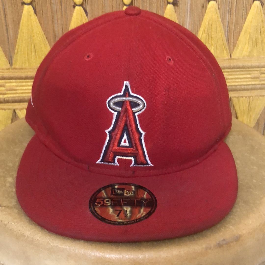 The Angels will be wearing these caps - Los Angeles Angels