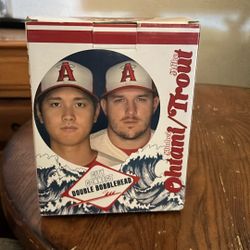 Bobble Head Of Shohei Ohtani And Mike Trout 