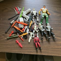 G.I. Joe Gi Joe Star Wars ? Lot Weapons And accessories.